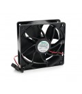 Кулер для охлаждения серверных БП 2038 DC sleeve fan 4pin , 120x120x38mm, RPM 6500±10%, 12V/1.65A, Black