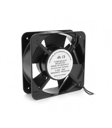 Кулер для охлаждения серверных БП FP-108EX-S1-S DC sleeve fan 2pin под пайку - 172*150*51мм, 220V/0,22A, 2600об/мин, 38W