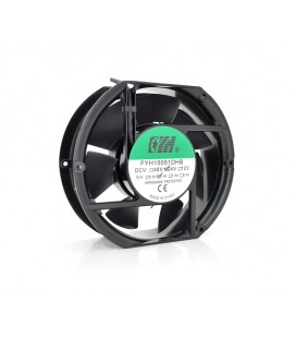 Кулер для охлаждения серверных БП FYH15051DHB DC sleeve fan 2pin под пайку - 150*150*25мм, 24V/1.5A, 2600об/мин Q24
