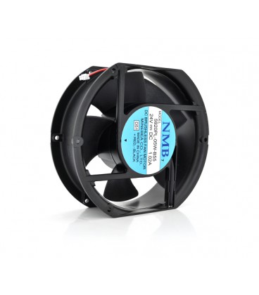 Кулер для охлаждения серверных БП NMB-24 5920PL-05W-B55 DC sleeve fan 2pin под пайку - 150*150*25мм, 24V/1A, 2600об/мин Q20