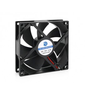 Кулер корпусный Merlion 9025, 92x92x25mm, RPM 1300±10%, 12V/0.3A, 2-pin, Black, OEM