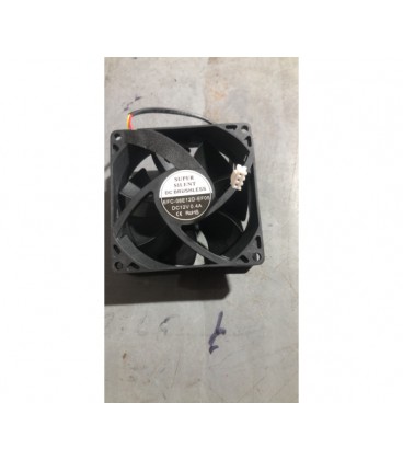 Кулер корпусный Merlion 18025, 80x80x25mm, 12V/0.4A, 3-pin, Black, OEM