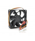 Кулер корпусный Pccooler F82, 80x80x25mm, 12V/0.07A, RPM 1400±10%, 3-pin + MOLEX, Black, Box