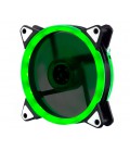 Кулер корпусной 12025 DC sleeve fan 4pin - 120*120*25мм, 12V, 1100об/мин, Green, двухсторонний
