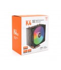 Система охлаждения PcCooler K4 SE для Intel LGA115X/1200/1700 AMD AM4/AM5, 4-pin, RPM 1800±10%, BOX