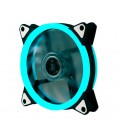 Кулер корпусной 12025 DC sleeve fan 4pin - 120*120*25мм, 12V, 1200об/мин, Ice-Blue, двухсторонний