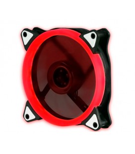Кулер корпусной 12025 DC sleeve fan 4pin - 120*120*25мм, 12V, 1100об/мин, Red, односторонний