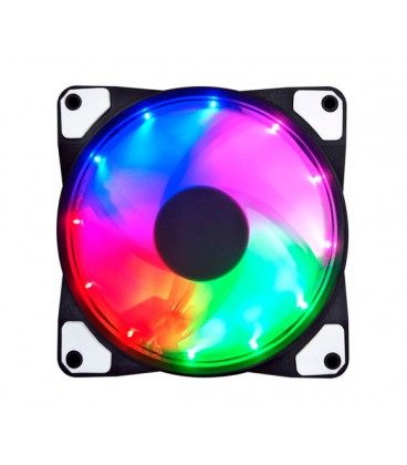 Кулер корпусной 12025 DC sleeve fan 4pin - 120*120*25мм, 12V, 1100об/мин, RGB, односторонний