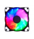 Кулер корпусной 12025 DC sleeve fan 4pin - 120*120*25мм, 12V, 1100об/мин, RGB, односторонний