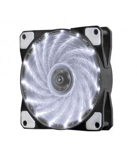 Кулер корпусной 12025 DC sleeve fan 3pin + 4pin - 120*120*25мм, 12V, 1100об/мин, 15LED, White