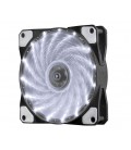 Кулер корпусной 12025 DC sleeve fan 3pin + 4pin - 120*120*25мм, 12V, 1100об/мин, 15LED, White