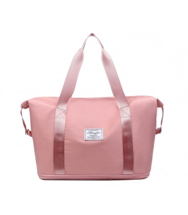 Дорожная сумка-трансформер для ручного багажа, 55x20x44cm, 56-75л.,Pink, 0.44кг
