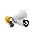 Громкоговоритель Megaphone HW-8C, 15W, питание от аккума, СЗУ, White/Yellow, Box