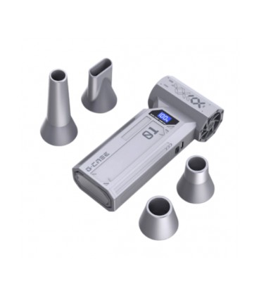 Ручной портативный турбовентилятор компрессор G-SM, 120000RPM, 52m/s, 70дБ, литиевая батарея5200 мА, 11Вт, 180г, 4 насадки,157*1