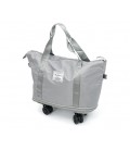 Дорожная сумка-трансформер, 55х22х80 cm, 56-75 л., колесики, Grey, 1,1кг