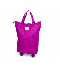 Дорожная сумка-трансформер, 55х22х80 cm, 56-75 л., колесики, Dark purple, 1,1кг