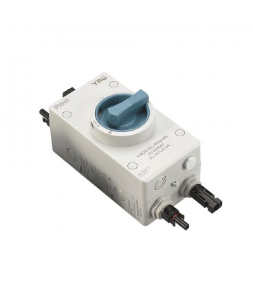 Ручний вимикач, 1000V, 32A, 1St, IP66, вхід верх-низ, Grey