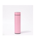 Термос для чая Merlion SUS-304P из нержавеющей стали, с ситечком,c LED дисплеем, 230*65мм, объем 480 мл., 400гр. розовый