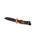Нож для кемпинга SC-822, Black-Orange, Чехол