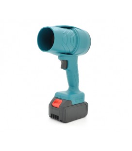 Беcпроводной ручной турбовентилятор YT41011 + 2 аккумулятора, зарядка 220В, Blue, Кейс