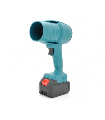 Беcпроводной ручной турбовентилятор YT41011 + 2 аккумулятора, зарядка 220В, Blue, Кейс