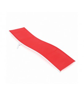 Шезлонг YT36405, 1890*540мм, Сетка, Red, OEM