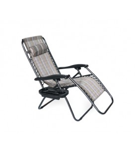 Кресло-шезлонг YT36700, 1800*650*1150мм, Brown Strip, OEM