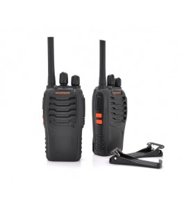Комплект беспроводных раций Baofeng BF-888H, корпус пластмасс, частота 400-470MHz, Black, BOX
