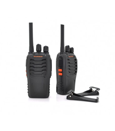 Комплект беспроводных раций Baofeng BF-888H, корпус пластмасс, частота 400-470MHz, Black, BOX