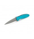 Нож складной Kershaw-1660 Blue, ручка сталь + титан, длина 179 мм, 100 гр, Box