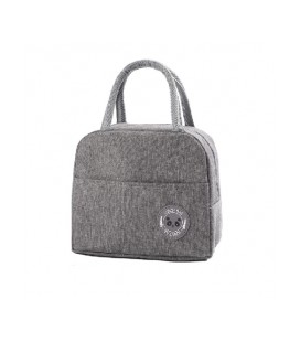 Сумка для ланч-бокса Panda AA, алюминевая термоизоляция, ткань, 220*110*190мм, grey