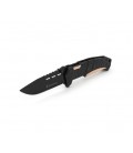 Нож складной Browning-117, алюминий + сталь, длина 215 мм, 200 гр, Black