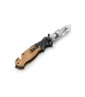 Нож складной Browning-X50-3D, ручка сталь + карбон + дерево, длина 206 мм, 250 гр, Box