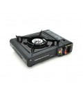 Портативная газовая плита GAS STOVE ZCM-001, под газовые баллоны бутан и пропан-бутан, Black, Case