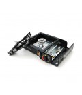 Портативная газовая плита GAS STOVE ZCM-001, под газовые баллоны бутан и пропан-бутан, Black, Case