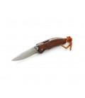 Нож складной Browning-D2, ручка дерево, длина 148 мм, 100 гр, Brown