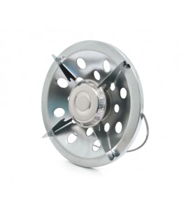 Горелка для газового балона, диаметр горелки: 80 мм, толщина: 0,8 мм вес: 435 г латунь соединение: W21.8