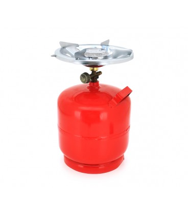 Металлический газовый баллон Intertool 8л