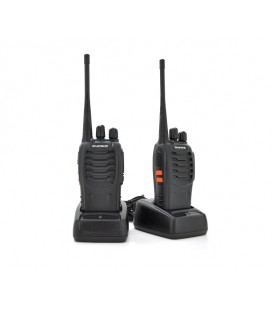 Комплект беспроводных раций Baofeng BF-888S, корпус пластмасс, частота 400-470MHz, Black, BOX