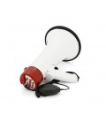 Громкоговоритель Megaphone ER-55U, 25W, питание от аккума 6В, СЗУ, White/Red, Box