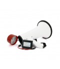 Громкоговоритель Megaphone ER-55U, 25W, питание от аккума 6В, СЗУ, White/Red, Box
