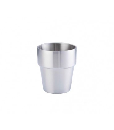 Стакан из нержавеющей стали, объем180ml, рифленный