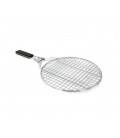 Решетка-гриль круглая, со съемной ручкой, 28x28cm, ручка 27cm