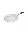 Решетка-гриль круглая, со съемной ручкой, 28x28cm, ручка 27cm