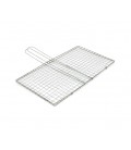 Решетка для гриля, 33,5х18,5 см, ручка 13 см, нержавеющая сталь