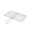 Решетка для гриля, 33,5х18,5 см, ручка 13 см, нержавеющая сталь