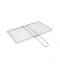 Решетка для гриля, 33,5х18,5 см, ручка 13 см, нержавеющая сталь