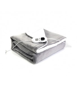 Электроодеяло Voltronic, 3 режима, LED экран, питание 220V, 180х200см, серый