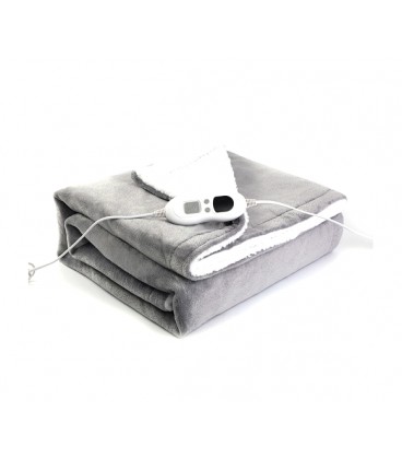 Электроодеяло Voltronic, 3 режима, LED экран, питание 220V, 180х200см, серый