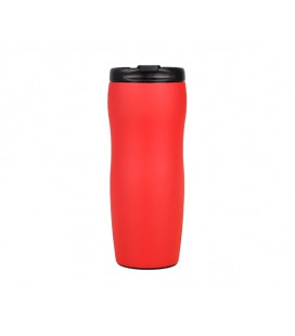 Термокружка Merlion из нержавеющей стали, объем 500 мл., красная, с откидной крышкой